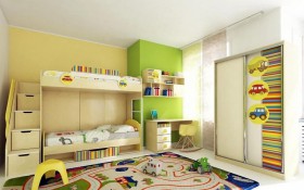 Детская комната Клаксон (Бежевый/корпус Клен) в Лесосибирске - lesosibirsk.katalogmebeli.com | фото 3
