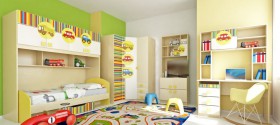Детская комната Клаксон (Бежевый/корпус Клен) в Лесосибирске - lesosibirsk.katalogmebeli.com | фото 5