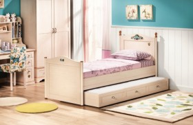 Кровать детская Балли 2-х уровневая (венге/белфорт) в Лесосибирске - lesosibirsk.katalogmebeli.com | фото 2
