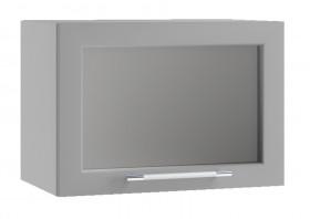 Гарда ПГС 500 шкаф верхний горизонтальный со стеклом Джинс в Лесосибирске - lesosibirsk.katalogmebeli.com | фото