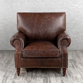 Кресло кожаное Лофт Аристократ (ширина 1100 мм) в Лесосибирске - lesosibirsk.katalogmebeli.com | фото 8