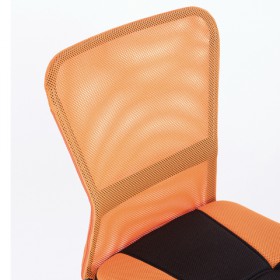 Кресло компактное BRABIX Smart MG-313 (черный, оранжевый) в Лесосибирске - lesosibirsk.katalogmebeli.com | фото 4