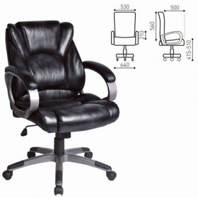 Кресло офисное BRABIX Eldorado EX-504 (черный) в Лесосибирске - lesosibirsk.katalogmebeli.com | фото