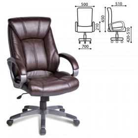 Кресло офисное BRABIX Maestro EX-506 (коричневый) в Лесосибирске - lesosibirsk.katalogmebeli.com | фото