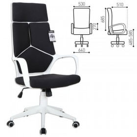 Кресло офисное BRABIX Prime EX-515 (черная ткань) в Лесосибирске - lesosibirsk.katalogmebeli.com | фото