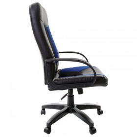 Кресло офисное BRABIX Strike EX-525 (сине-черный) в Лесосибирске - lesosibirsk.katalogmebeli.com | фото 2