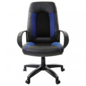 Кресло офисное BRABIX Strike EX-525 (сине-черный) в Лесосибирске - lesosibirsk.katalogmebeli.com | фото 4