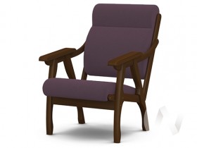 Кресло Вега-10 (орех лак/ULTRA PLUM) в Лесосибирске - lesosibirsk.katalogmebeli.com | фото