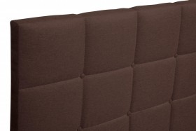 Кровать "Диана" ш. 1400 (Н=1010мм) (жаккард шоколад) в Лесосибирске - lesosibirsk.katalogmebeli.com | фото 5