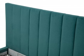 Кровать "Юнона" ш. 1600 (Н=1020мм) (ягуар океан) в Лесосибирске - lesosibirsk.katalogmebeli.com | фото 3