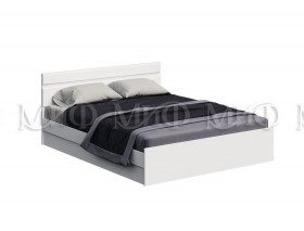 Кровать Нэнси New 1,6м (Белый/белый глянец) в Лесосибирске - lesosibirsk.katalogmebeli.com | фото