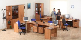 Мебель для персонала Альфа 61 Ольха в Лесосибирске - lesosibirsk.katalogmebeli.com | фото 1