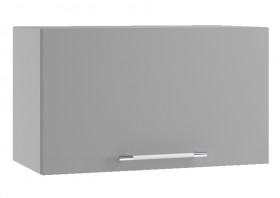 Монца ГВПГ 600 Шкаф верхний горизонтальный глубокий высокий (Белый софт/корпус Серый) в Лесосибирске - lesosibirsk.katalogmebeli.com | фото