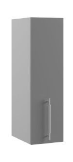 Монца П 200 шкаф верхний (Белый софт/корпус Серый) в Лесосибирске - lesosibirsk.katalogmebeli.com | фото