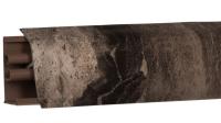 Плинтус LB-38, L=3000мм, мрамор бергамо темный в Лесосибирске - lesosibirsk.katalogmebeli.com | фото 1