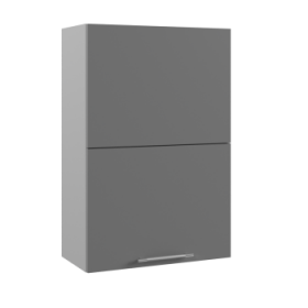 Ройс ВПГПМ 600 Шкаф верхний высокий Blum Aventos HF (Графит софт/корпус Серый) в Лесосибирске - lesosibirsk.katalogmebeli.com | фото
