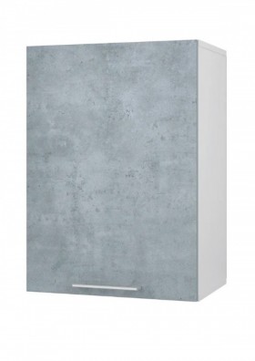 Шкаф 45 с фасадом Лофт (Камень Оленна/Белый) в Лесосибирске - lesosibirsk.katalogmebeli.com | фото
