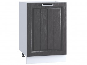 Шкаф нижний 500, ШН 500 (Клен серый/корпус белый) в Лесосибирске - lesosibirsk.katalogmebeli.com | фото