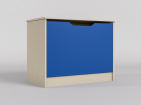 Ящик для игрушек Скай (Синий/корпус Клен) в Лесосибирске - lesosibirsk.katalogmebeli.com | фото