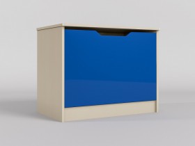 Ящик для игрушек Скай люкс (Синий/корпус Клен) в Лесосибирске - lesosibirsk.katalogmebeli.com | фото
