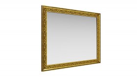 Зеркало навесное "Айрум"/(дуб кальяри / профиль: золото с орнаментом) в Лесосибирске - lesosibirsk.katalogmebeli.com | фото
